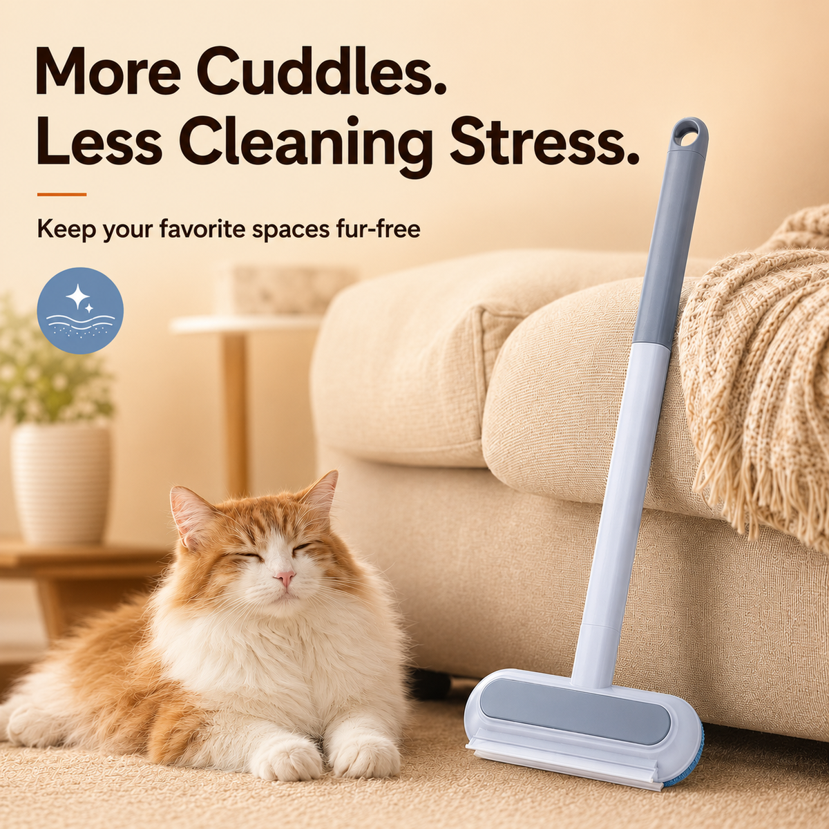 FurSweep 4-in-1 Pet Hair Remover