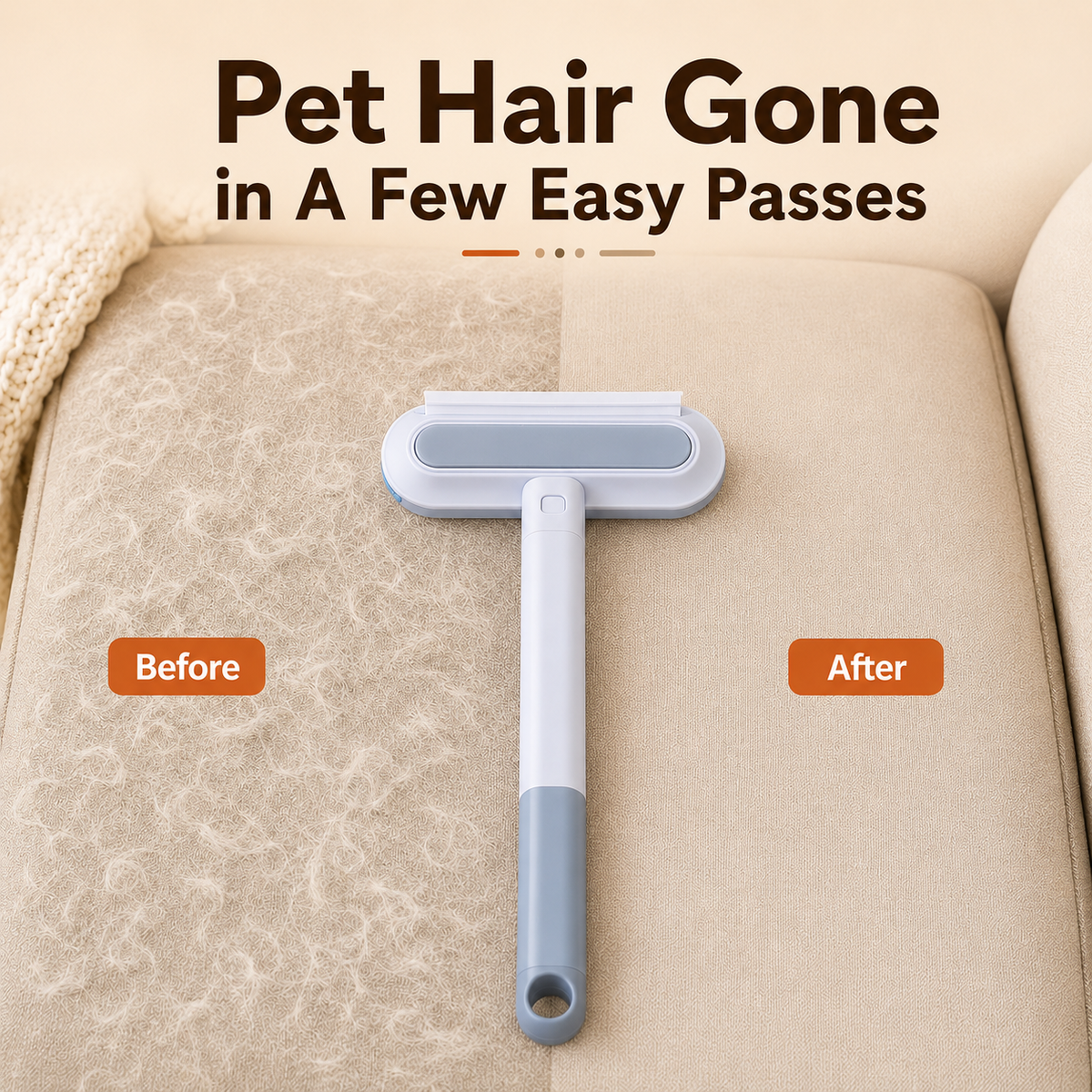 FurSweep 4-in-1 Pet Hair Remover