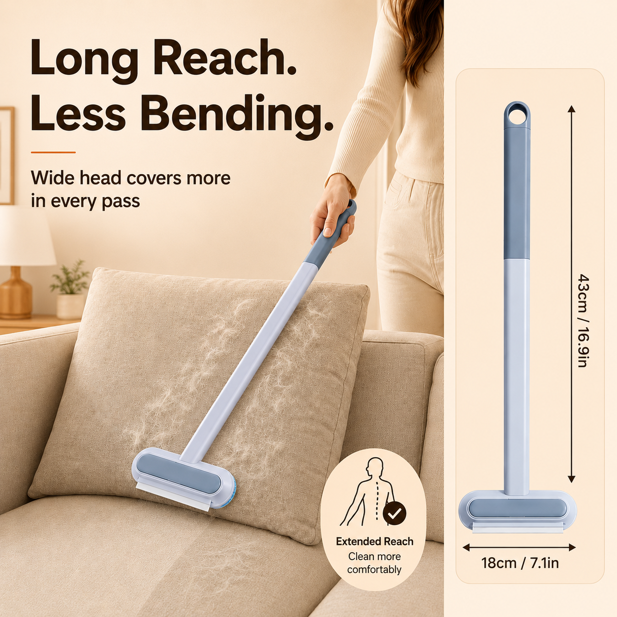 FurSweep 4-in-1 Pet Hair Remover