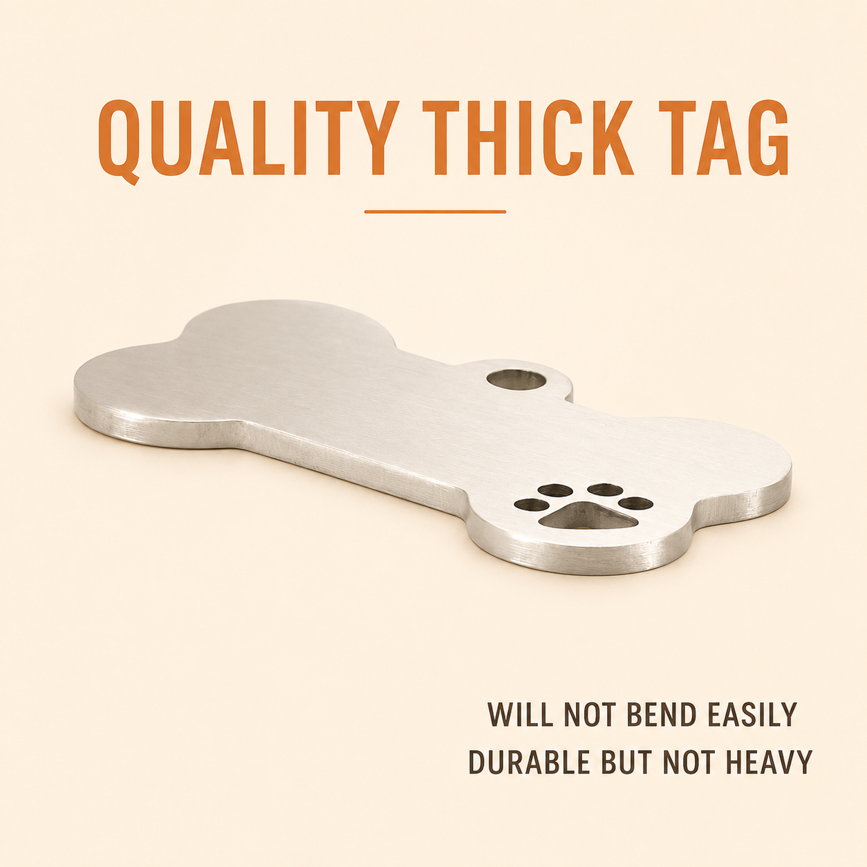 Customizable Dog ID Tag
