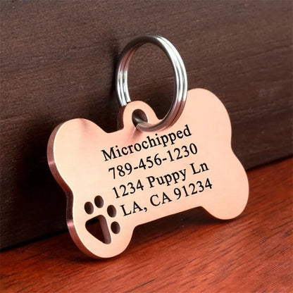 Customizable Dog ID Tag