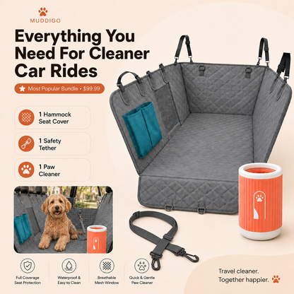 CleanRide Waterproof Dog Car Hammock